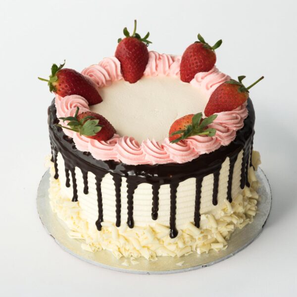 Strawberry Milkshake Cake