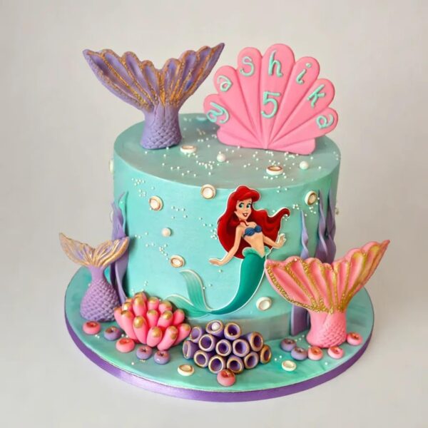 Fondant Mermaid Tail Cake