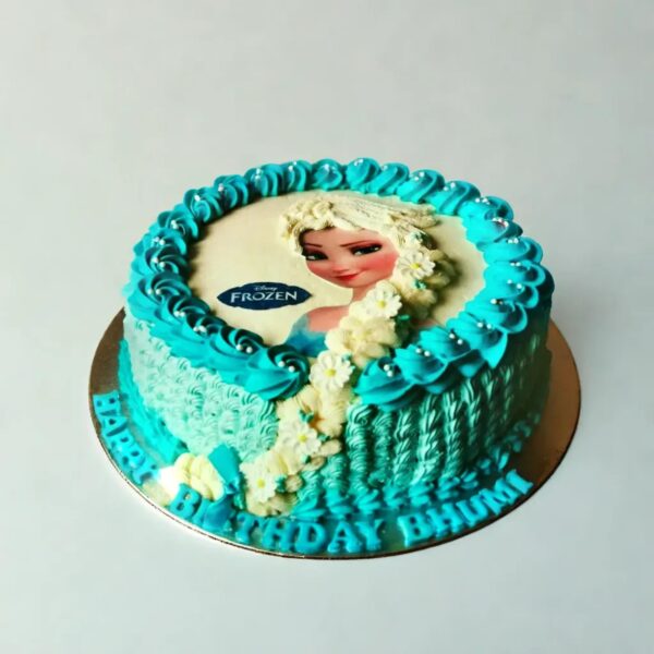 Elsa Print Cake