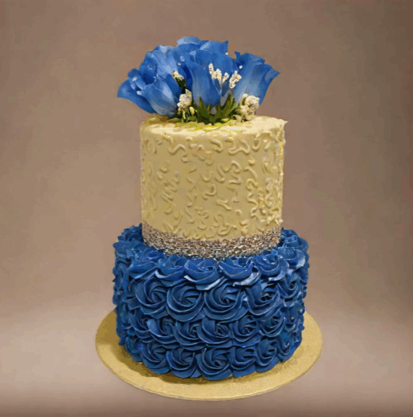 Blue-Rossette